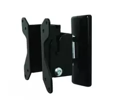 B-TECH BT7518/B Fiksuotas Sieninis Laikiklis 10-23 inch Ekranams, VESA 75x75/100x100, 20kg Talpa, Juodas