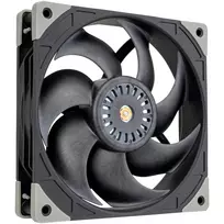 SILVERSTONE TECHNOLOGY SST-FHL140 140mm juodas korpuso ventiliatorius, 4 kontaktų PWM, hidraulinis guolis, 0-1500 RPM, 92,5 CFM