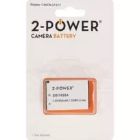 2-POWER DBI1008A Įkraunama Baterija Ličio-Jonų 950 mAh 7,4 V, skirta Canon LP-E8