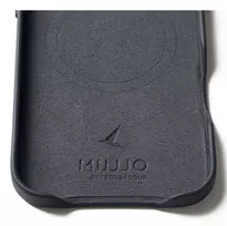 Mujjo Leather Case MagSafe, skirta iPhone Air, Basalt
