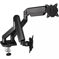 Endorfy Atlas GS Double dviejų monitorių laikiklis (juodas, iki 32 inch)