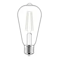 Avide LED lemputė White Filament ST64 8,5W E27 Šilta balta 2700K
