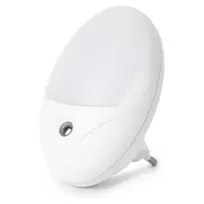 ENTAC LED Night Light 0.5W Oval Warm White with Dusk Sensor