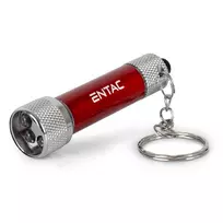 ENTAC 5 LED raktų pakabuko žibintuvėlis raudonas