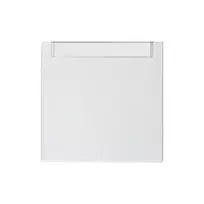 Berker 16268989 Jungiklio svirtis su etikečių lauku Polar White Glossy