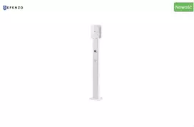 DEFENZO Dvigubas Montavimo Stulpas - Juodas, Stalo Spaustuvas ir Grommet Tvirtinimas, 2 Monitoriai iki 27 inch, VESA 75x75/100x100mm, 8kg Talpa