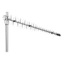 Poynting A-LPDA-0092-04 kryptinė log-periodinė dipolinė antena, 698-960/1710-2700 MHz, 11 dBi, SMA vyriškas, sidabrinė