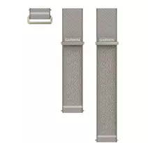 Garmin Nylon Quick Release 24mm ComfortFit Watch Strap French Gray 010-13907-05