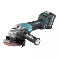 MAKITA GA016GM201 XGT 40V Max belaidis kampinis šlifuoklis 125mm 2x4.0Ah baterijos