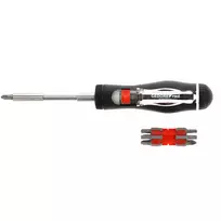 GEDORE Red Ratchet Atsuktuvas 13v1, 1/4 colio (Juodas/Raudonas, su 13 antgalių)