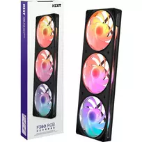 NZXT F360 RGB 360mm AIO Liquid CPU Cooler, Black, Reverse