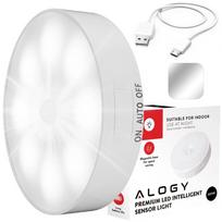 Alogy Sensor Light 8 LED naktinė lemputė su judesio jutikliu, 6000 K