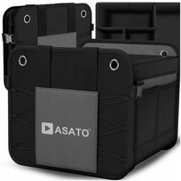 Asato XL sulankstomas automobilio bagažinės organizatorius, juodas
