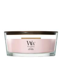 Žvakė, aromatinė WoodWick Rose Blush, 40 - 65 h, 453 g, rožinė sp.