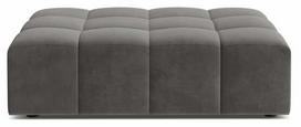 Pufas Cosmopolitan Design Chicago Bluvel 13, šviesiai pilka sp., 84 cm x 102 cm x 42 cm