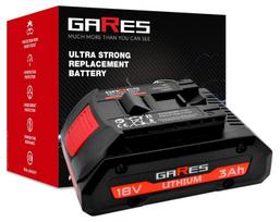 Gares akumuliatorius, skirtas Bosch Procore GBA GSR, 18 V 3Ah