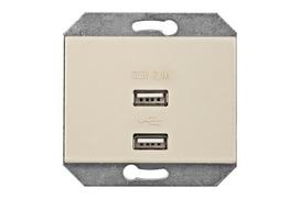 USB maitinimo lizdas VILMA XP500, 2 vietų 5V DC 3,4 A b/r bal