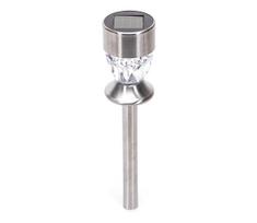Aigostar - LED saulės lempa LED/1,2 lm/1,2V 35,5 cm chromuota 2700K IP44