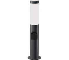 BRILAGI - Lauko šviestuvas su elektros lizdu ELIA 1xE27/20W/230V IP44 50 cm antracitas