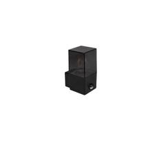 Lauko sieninis šviestuvas su jutikliu 1xE27/40W/230V IP44 juodas/dūminis