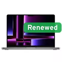 Apple Renewed Grade C | MacBook Pro (14-inch, 2023)‎ A2779 | 14 " | 16GB | SSD | 512GB | Apple M2 Pro 10-core GPU | macOS | Keyboard language US