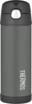 Thermos Vaikiškas termosas su šiaudeliu Thermos FUNtainer 470 ml, juodas