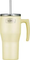 Thermos Terminis puodelis su šiaudeliu Thermos Refreshing 850 ml, matinė geltona