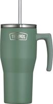 Thermos Terminis puodelis su šiaudeliu Thermos Refreshing 850 ml, matinė žalia