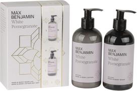 Max Benjamin Vonios putos ir kūno losjonas Max Benjamin White Pomegranate, 2 dalių rinkinys