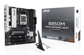 ASUS Mainboard||AMD B850|SAM5|Micro-ATX|Memory DDR5|Memory slots 4|3xPCI-Express 4.0 16x|1xPCI-Express 5.0 16x|3xM.2|1xHDMI|1xDisplayPort|5xUSB 2.0|2xUSB 3.2|2xUSB-C|1xRJ45|3xAudio port|B850MMAXGAMING