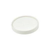 Vienkartinis dangtelis B'Green White 500 ml sriubos indeliams, popierius/PE, D 96 mm, 25 vnt