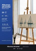Albumas akvarelei A4/20l. 200g/m2 Lietuva