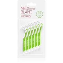 MEDIBLANC Interdental Pick-brush Angle tarpdančių šepetėlis 6 vnt. 0,8 mm Green 6 vnt.