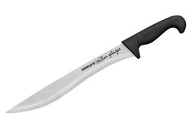 Samura SULTAN PRO 11.9  Yatagan Knife with Black Handle - Premium Japanese Steel Chef s Knife for Precision Cutting and Culinary Excellence