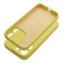 Dėklas telefonui SILICONE 2mm IPHONE 15 Pro citrininis
