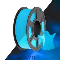3D Plastikas JAYO PLA mėlyna šviečianti tamsoje 1.75mm/1kg