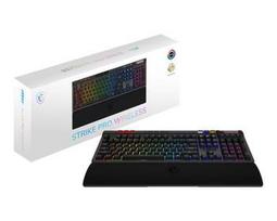 MSI STRIKE PRO WIRELESS | Gaming keyboard | Wireless | US | Kailh Midnight Pro Silent Tactile | Black