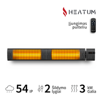 Sieninis šildytuvas Heatum H3000R EMPIRE