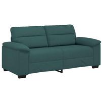 vidaXL Dvivietė sofa, tamsiai žalia, 180x81x84 cm, audinys