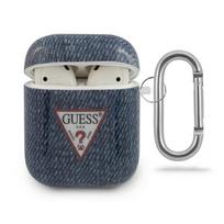Guess Jeans dėklas AirPods 1/2 – tamsiai mėlynas