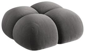 Pufas Cosmopolitan Design Loretto COS_POUF_120_F1_LORETTO6, pilka sp., 90 cm x 90 cm x 40 cm