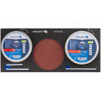 Šlifavimo diskas Högert HT7G155, 125 mm x 1 mm x 22.23 mm, 60 vnt.