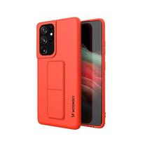 Wozinsky Kickstand dėklas Samsung Galaxy S21 Ultra 5G – raudonas