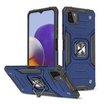 Wozinsky Ring Armor dėklas Samsung Galaxy A22 4G – mėlynas