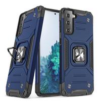 Wozinsky Ring Armor dėklas Galaxy S22/S22+ – mėlynas