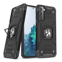 Wozinsky Ring Armor dėklas Samsung Galaxy S22/S22+ – juodas