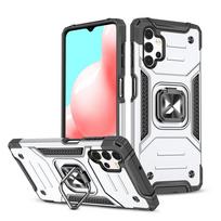 Wozinsky Ring Armor dėklas Galaxy A73 – sidabrinis