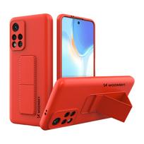 Wozinsky Kickstand dėklas Xiaomi Redmi Note 11S/11 – raudonas