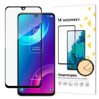 Wozinsky Super patvarus, pilnai klijais grūdintas stiklas viso ekrano With Frame Case TCL 30 5G Juoda