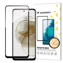 Wozinsky visiškai klijais grūdintas stiklas, skirtas Motorola Moto G73